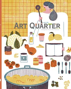 Art Quarter vol.16 讓人怦然心動的美味插畫+水彩調色盤外攜盒【48格】加贈顏料分裝盒