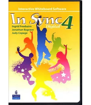 In Sync (4) Digital Interactive Whiteboard Software CD/1片