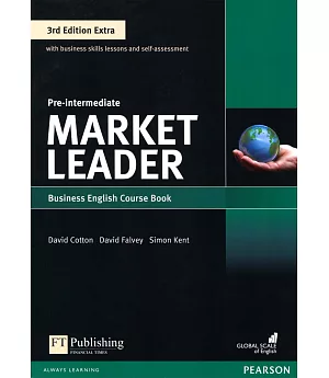 Market Leader 3/e Extra (Pre-Intermediate) Course Book with DVD-ROM/1片