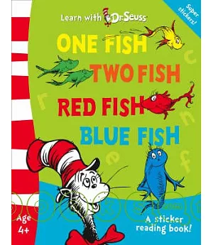 Learn with Dr Seuss - One, Fish, Two Fish, Red Fish, Blue Fish, with sticker sheet