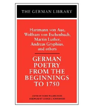 German Poetry from the Beginnings to 1750