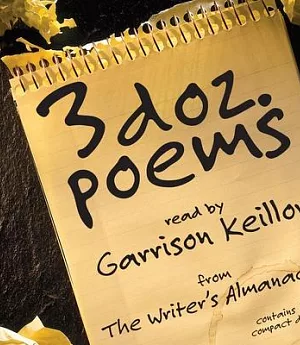 3 Doz. Poems: From the Writer’s Almanac