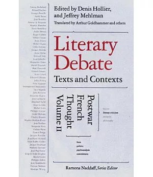 Literary Debate: Texts and Contexts
