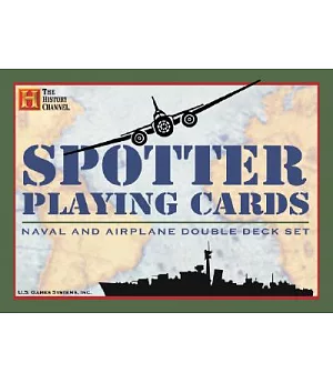 Spotter Playing Cards: Naval and Airplane Double Deck Set