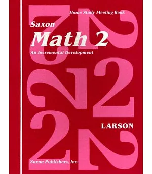 Saxon Math 2: Home School