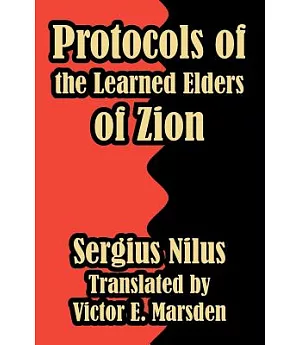 Protocols Of The Learned Elders Of Zion