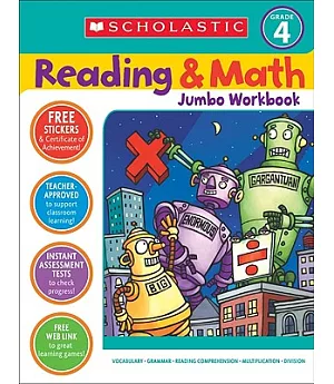 Scholastic Reading & Math Jumbo Workbook Grade 4