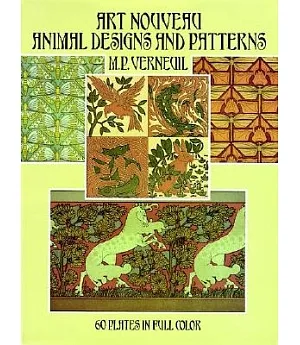 Art Nouveau Animal Designs and Patterns: 60 Plates in Full Color