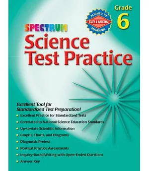 Spectrum Science Test Practice: Grade 6