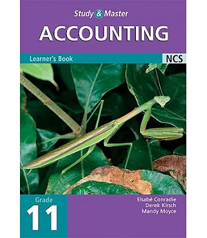 Study & Master Accounting Grade 11 Learner’s Book
