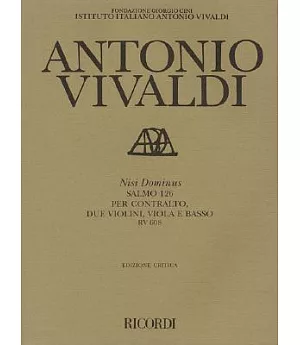 Antonio Vivaldi - Nisi Dominus: Psalm 126, Rv 608