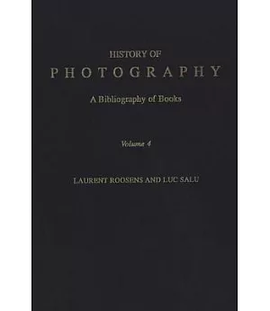 History of Photography: A Bibliography of Books