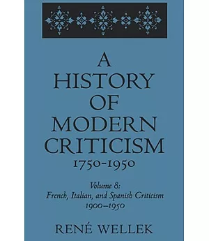 A History of Modern Criticism, 1750-1950