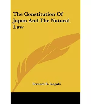 The Constitution of Japan and the Natural Law