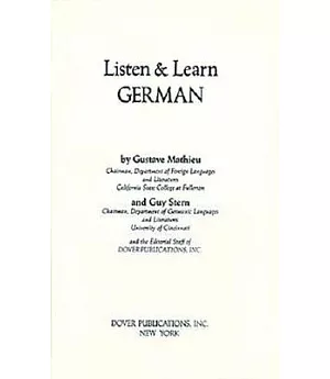 Listen and Learn German Manual