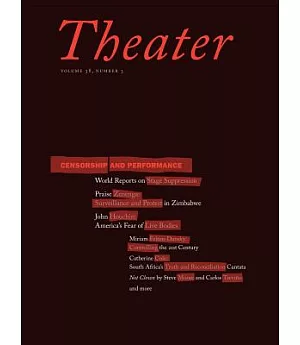 Theater: Censorship and Performance