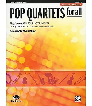 Pop Quartets for All: Piano/conductor, Oboe
