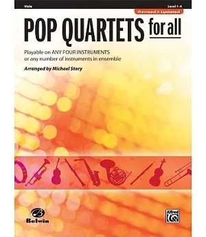 Pop Quartets for All: Viola