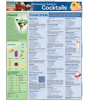 Bartender’s Guide to Cocktails Quick Reference Guide