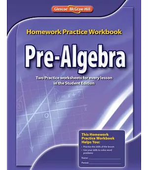 Pre-algebra: Homework Practice Workbook