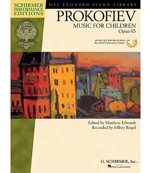 Prokofiev Music for Children, Opus 65
