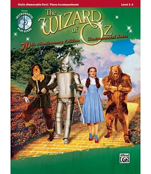 The Wizard of Oz: Violin, Piano Accompaniment