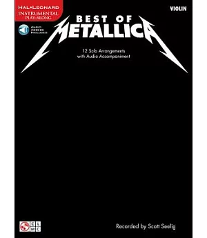 Best of Metallica for Violin: 12 Solo Arrangements With CD Accompaniment