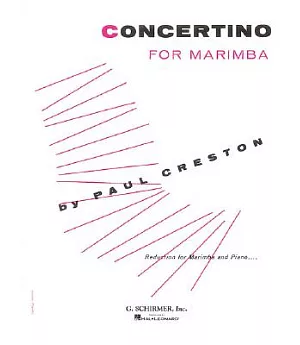 Concertino: For Marimba And Orchestra