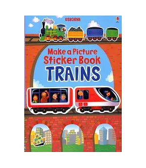 Make a Picture Sticker Book: Trains