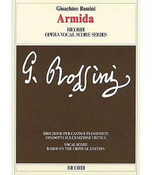 Armida: Dramma Per Musica in Tre Atti Di / Dramma Per Musica in Three Acts
