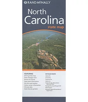 Rand Mcnally North Carolina State Map