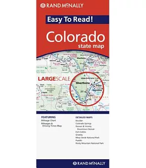 Rand Mcnally Easy to Read Colorado