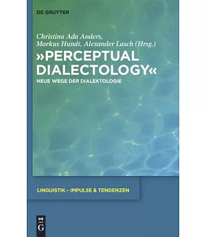 Perceptual Dialectology: Neue Wege Der Dialektologie