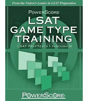 LSAT Game Type Training:: LSAT Preptests 1 Through 20
