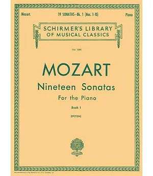 Nineteen Sonatas for the Piano: English and Spanish Book 1