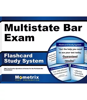 Multistate Bar Exam Flashcard Study System: MBE Test Practice Questions & Review for the Multistate Bar Examination