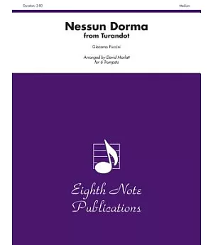 Nessun Dorma from Turnadot: For 6 Trumpets; Medium