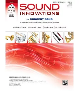 Sound Innovations for Concert Band, Book 2: A Revolutionary Method for Early-Intermediate Musicians (Combined Percussion)