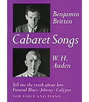 Cabaret Songs: for Voice and Piano
