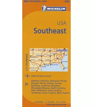 Michelin Map Southeast U.S.