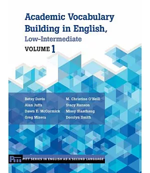 Academic Vocabulary Building in English: Low-intermediate