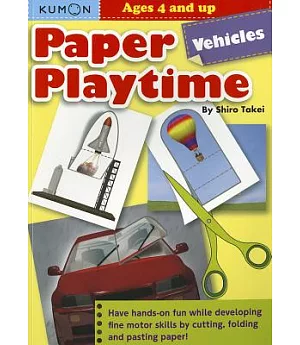 Kumon Paper Playtime: Vehicles