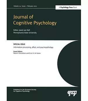 Information Processing, Affect, and Psychopathology
