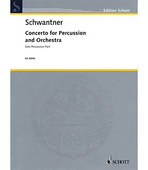 Concerto for Percussion and Orchestra: Percussion Solo Part