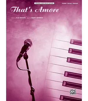 That’s Amore: Piano/Vocal/Guitar, Sheet