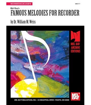 Famous Melodies for Recorder: Recorder/Solos & Duets