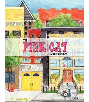 The Pink Cat in the Window