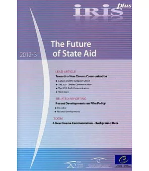 Iris Plus 2012-3: The Future of State Aid