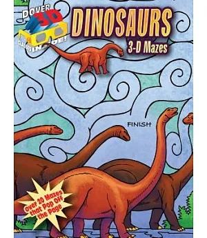 Dinosaurs 3-D Mazes