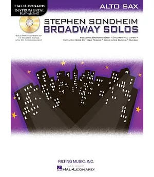 Stephen Sondheim Broadway Solos: Alto Sax